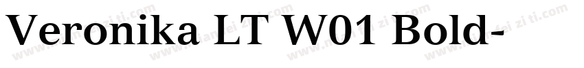 Veronika LT W01 Bold字体转换